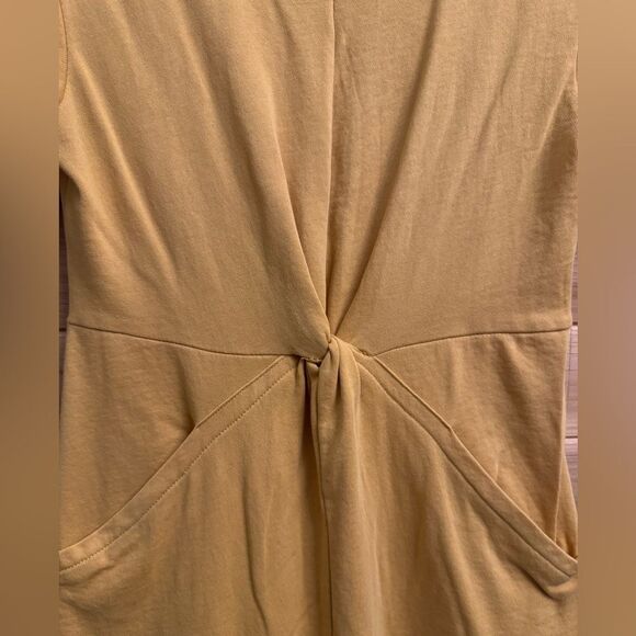 Daily Practice Size XSmall Delevan Ochre Yellow Dolman - Picture 3 of 13